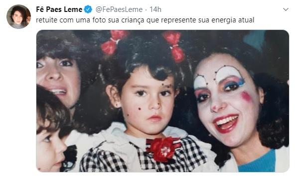 Fernanda Paes Leme relembra foto antiga de Festa Junina