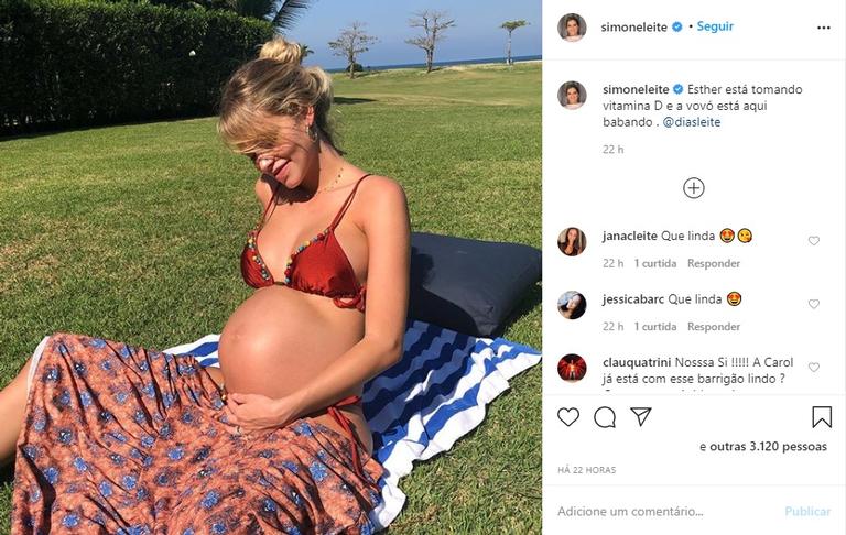 Esposa de Kaká exibe barrigão aos 6 meses de gravidez
