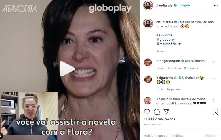 Claudia Raia e Mariana Ximenes comemoram reprise de A Favorita no Globoplay