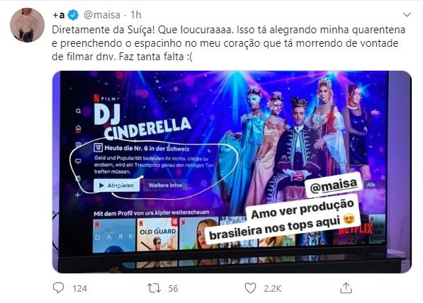 Cinderela Pop faz sucesso mundial e Maisa comemora nas redes