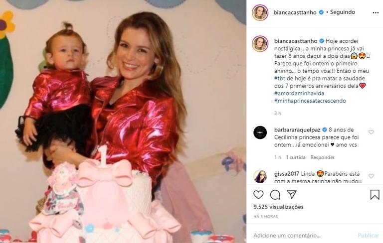 Bianca Castanho encanta ao posar com a filha
