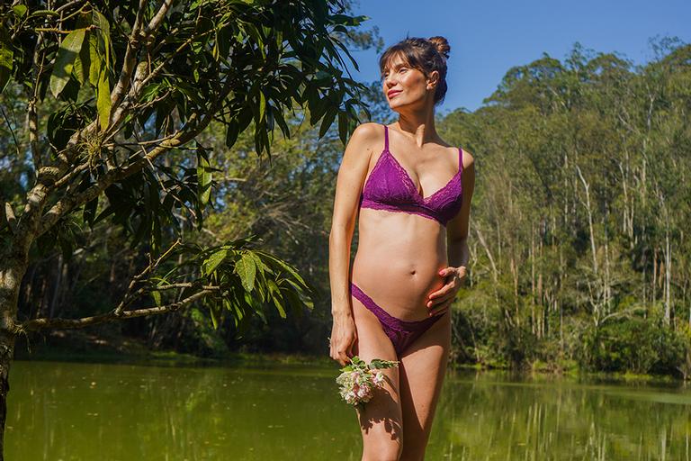 Grávida, Júlia Pereira faz ensaio lindíssimo na natureza