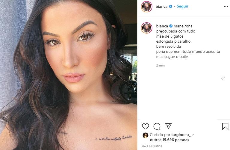 Bianca Andrade surge lindíssima em novo clique