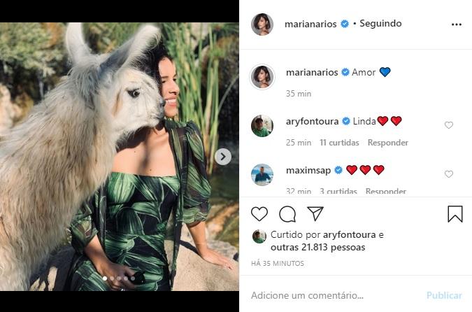 Mariana Rios arranca elogios em sequência de fotos inusitada