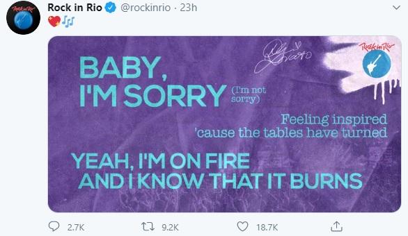 Demi Lovato pode estar no Rock in Rio 2021