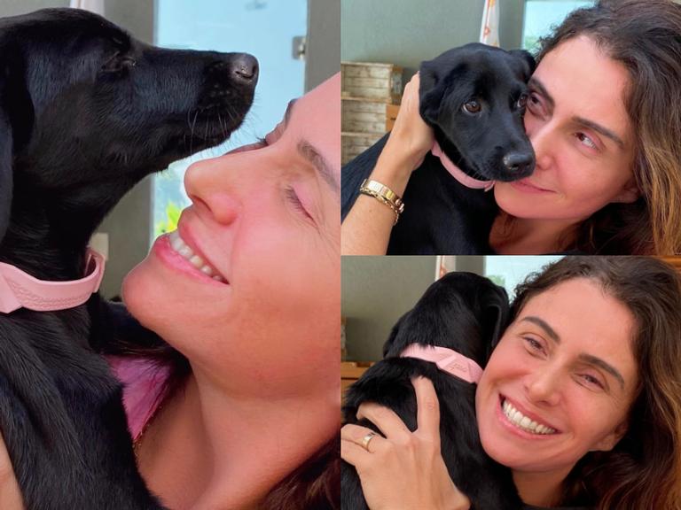 Giovanna Antonelli derrete corações ao esbanjar a fofura de sua cachorrinha de estimação