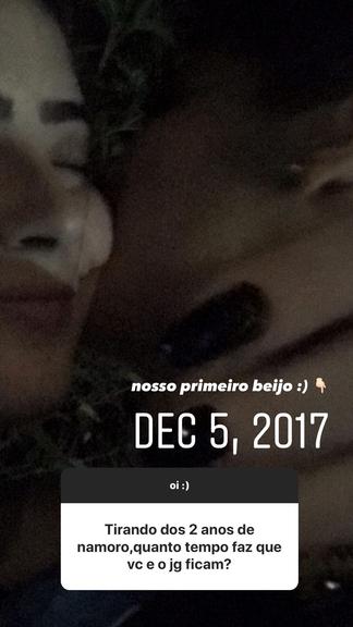 Jade Picon relembra primeiro beijo com João Guilherme