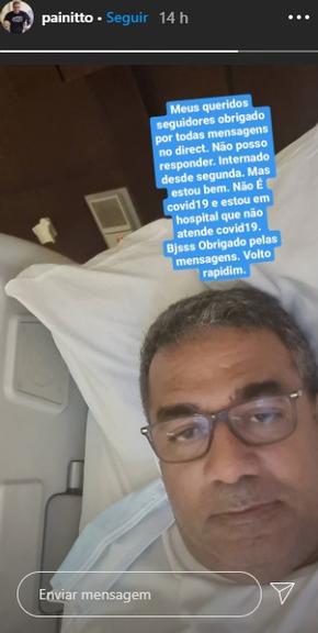 Pai de Anitta está internado em hospital do Rio de Janeiro