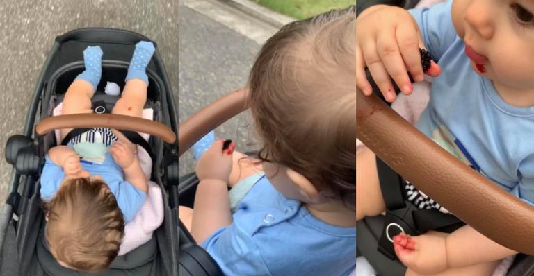 Rafa Vitti posta vídeo fofíssimo da filha lambuzada de amora