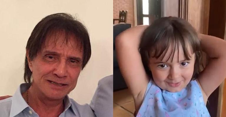 Laura, filha de Dudu Braga, envia recado para o vovô Roberto Carlos e encanta internautas