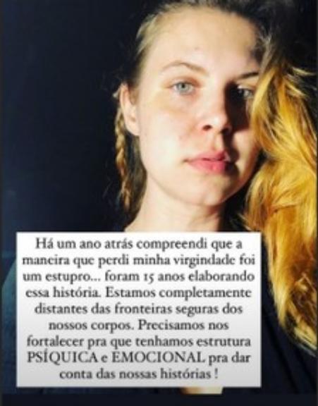 Carolinie Figueiredo diz que perdeu virgindade após estupro