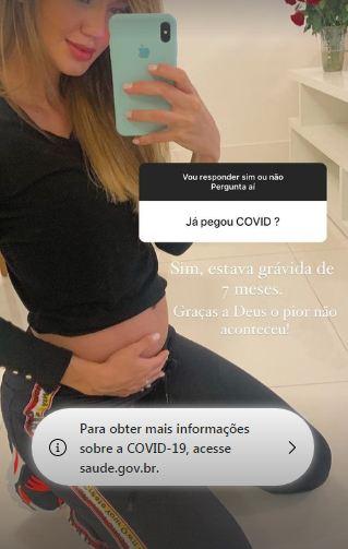 Biah Rodrigues conta que teve Covid-19 na reta final da gravidez do filho 