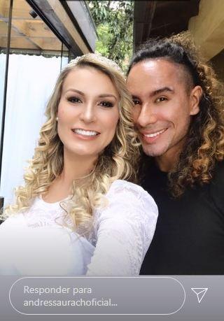 Andressa Urach se casa com Thiago Lopes