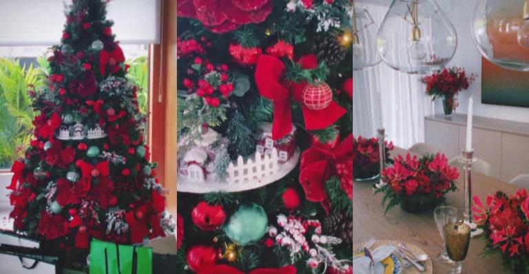 Marina Ruy Barbosa mostra decoração natalina de sua casa