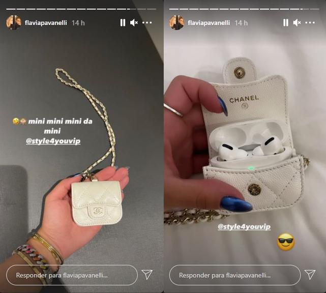 Flávia Pavanelli ostenta capa da Chanel de mais de R$5 mil