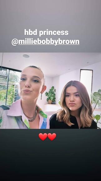 Maisa Silva relembra encontro com Millie Bobby Brown