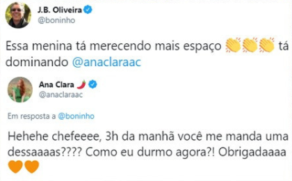 Boninho rasga elogios para Ana Clara no Rede BBB