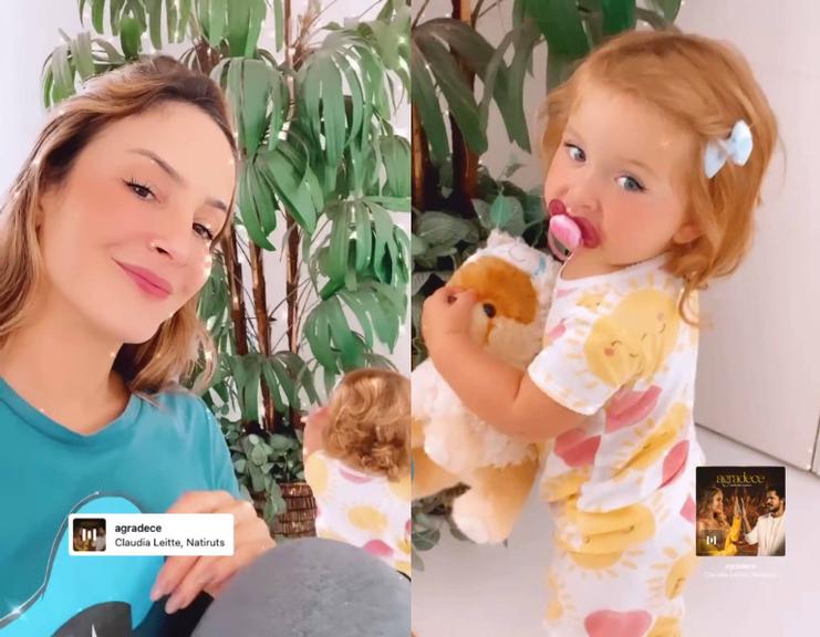 Claudia Leitte compartilha vídeo encantador da filha, Bela