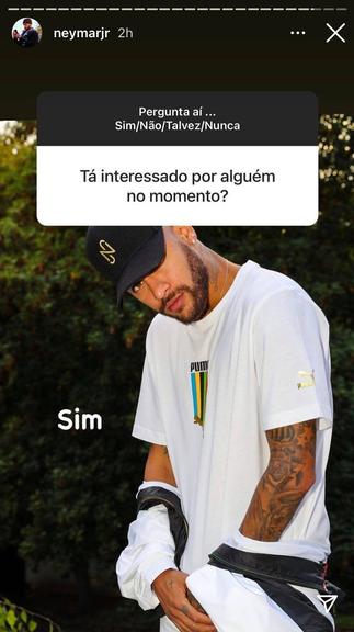 Neymar Jr. responde perguntas pessoais nas redes sociais