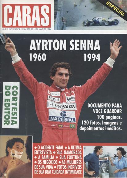 Relembre as capas da revista CARAS com Ayrton Senna 