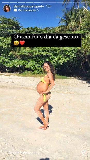 Daniela Albuquerque grávida