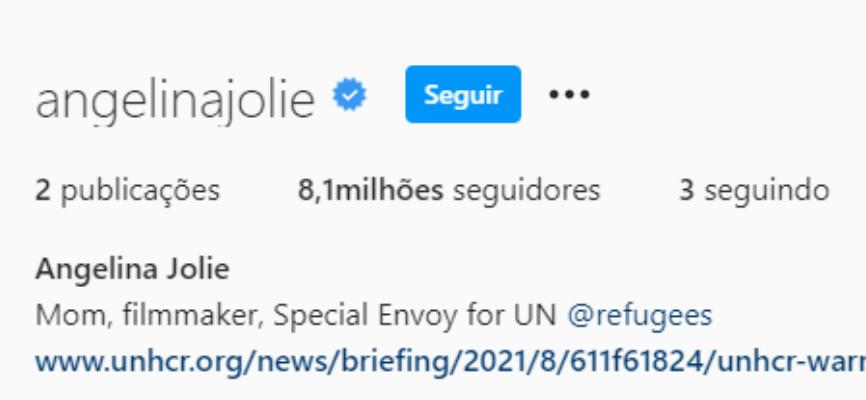Angelina Jolie bate recorde após criar conta no Instagram