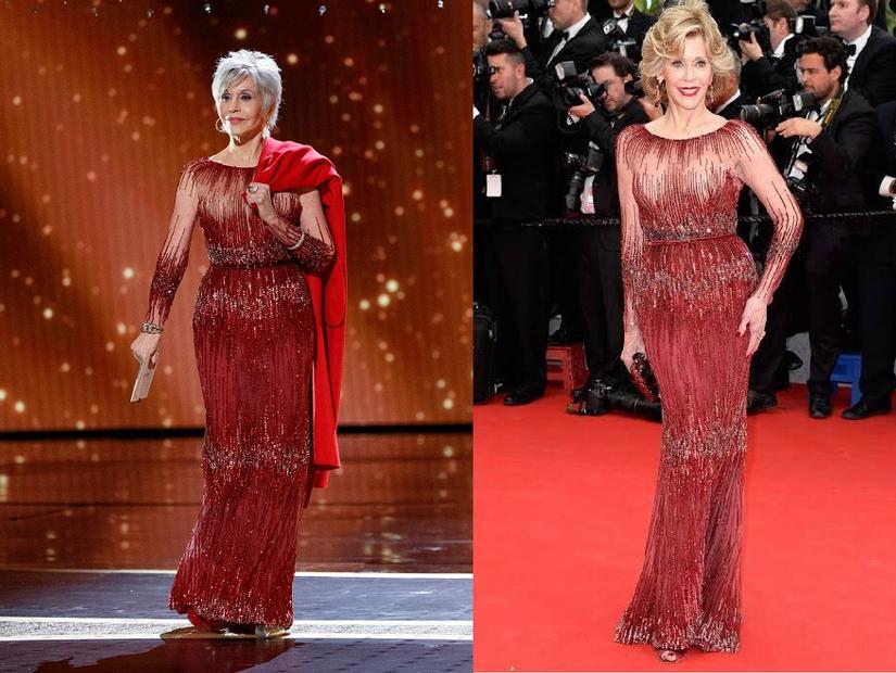 Jane Fonda no Oscar 2020 e no Festival de Cannes em 2014