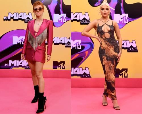 Confira os looks dos famosos no Pink Carpet do MTV Miaw