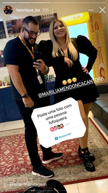 Produtor de Marília Mendonça postou foto com a cantora