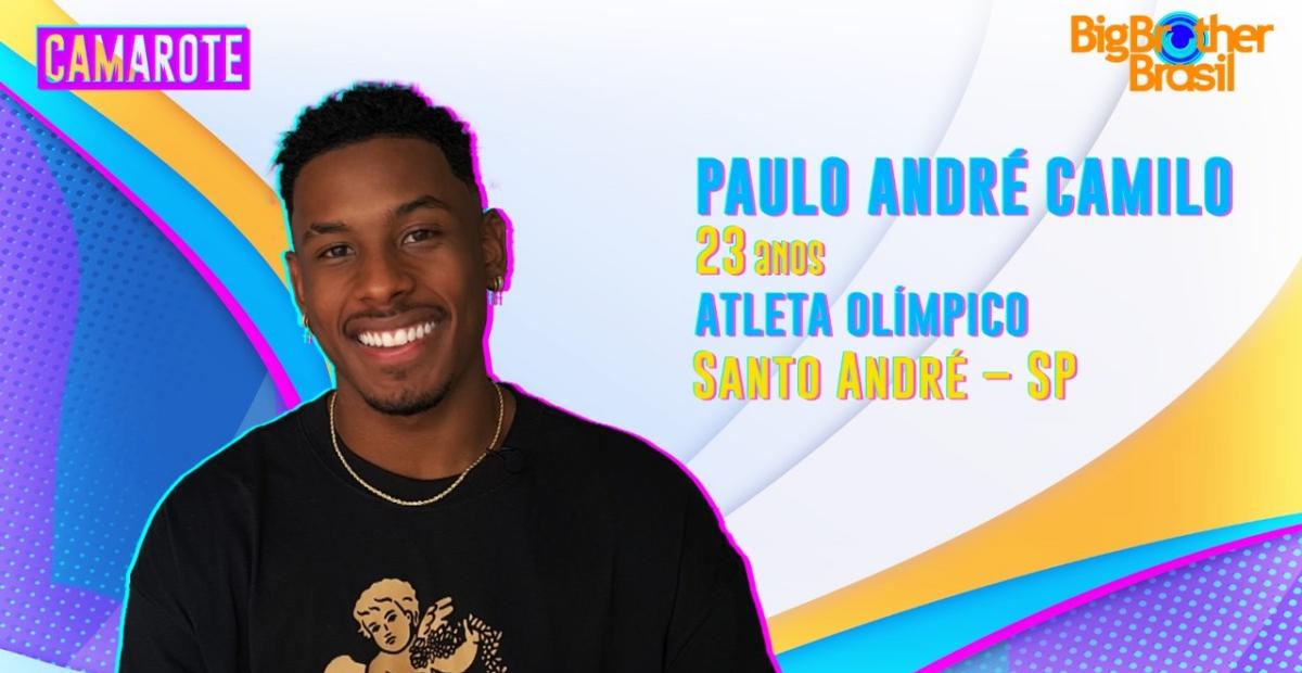 Paulo André Camilo, atleta olímpico, é confirmado no Camarote do BBB22