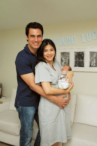 Carlos Casagrande e Marcelly vibram com nascimento de Luca