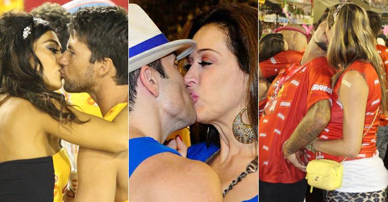 Famosos aos beijos no 2º dia de carnaval no Rio de Janeiro