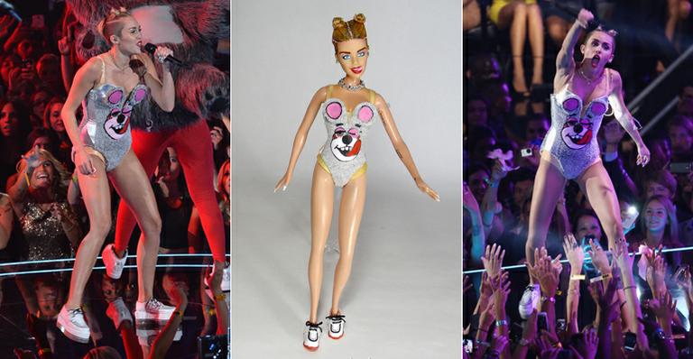 Miley Cyrus ganha boneca com visual polêmico usado no VMA
