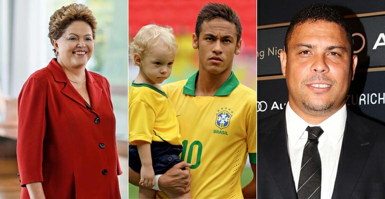 Dilma troca mensagens sobre futebol com Ronaldo e Neymar em rede social