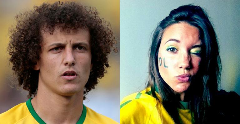 David Luiz parabeniza a namorada e fãs ficam com ciúme