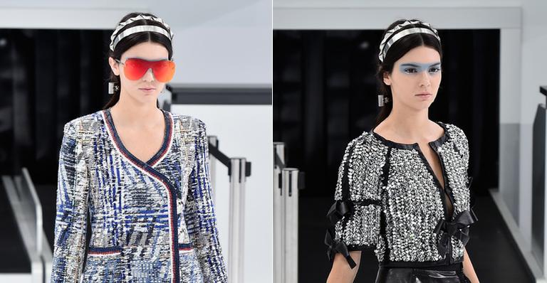 Kendall Jenner rouba a cena em desfile na Paris Fashion Week