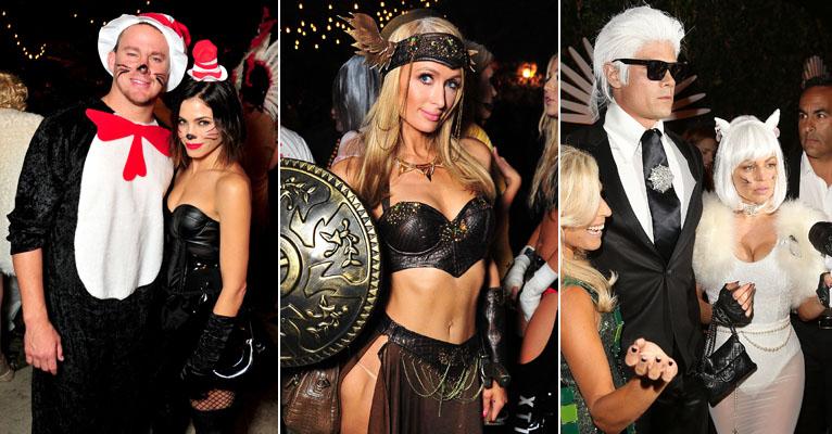 Channing Tatum, Fergie e famosos internacionais curtem festas de Halloween