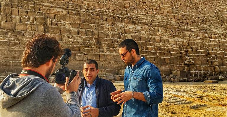 Após 'Os Dez Mandamentos', Sergio Marone viaja para conhecer o Egito