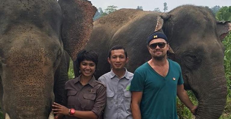 Leonardo DiCaprio vai à Indonésia apoiar defensores da natureza