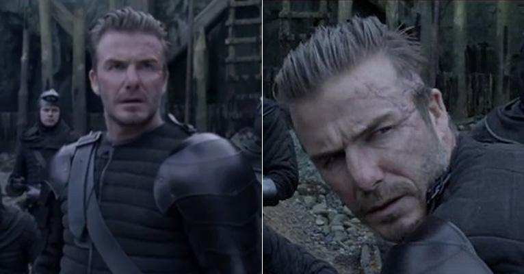 David Beckham aparece em trailer de novo Rei Arthur vestido com armadura