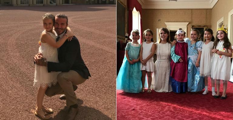 Filha de David Beckham comemora os 6 anos no palácio da realeza britânica