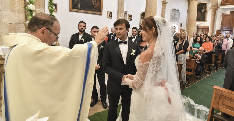 Renata Bueno e Angelo Martiriggiano: boda na Itália