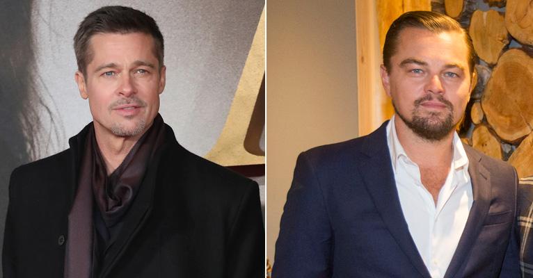 Brad Pitt e Leonardo DiCaprio vão atuar juntos pela 1° vez