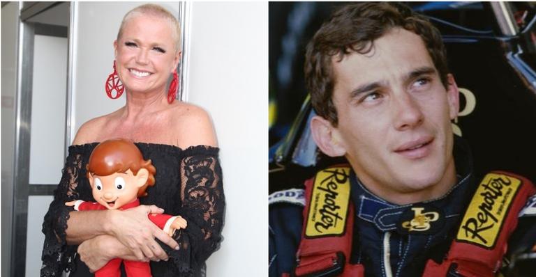 Xuxa vai a evento em homenagem ao Ayrton Senna e fala sobre o ex-namorado: 'Movido a adrenalina'