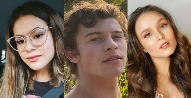 Cantor internacional Shawn Mendes confunde as duas apresentadoras mirins Maísa e Larissa Manoela