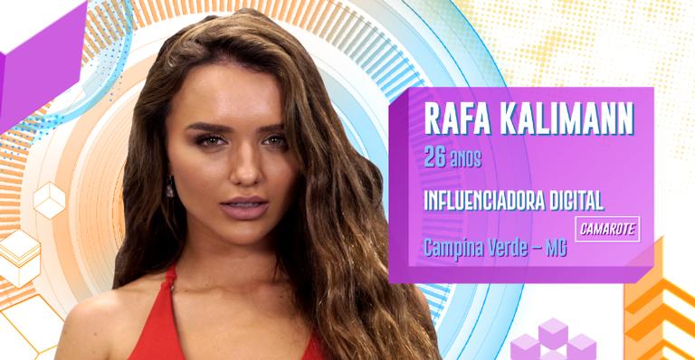 Rafa Kalimann é confirmada no Big Brother Brasil 2020