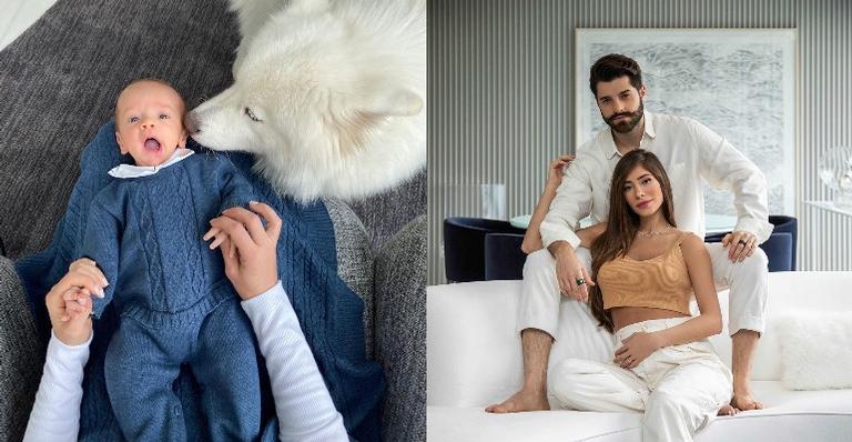Romana Novais mostra momento do filho com o cachorro da família e revela: ''Tinha receio''