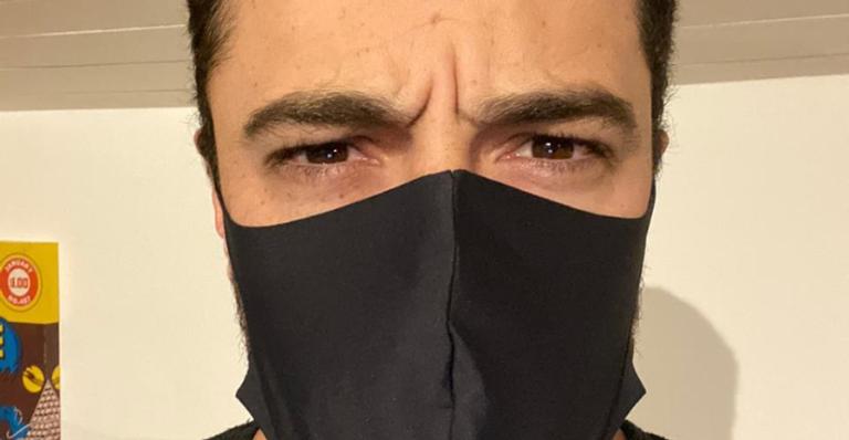 Felipe Titto fabrica máscaras e mobiliza fãs para doações: ''Não podemos ficar sentados''