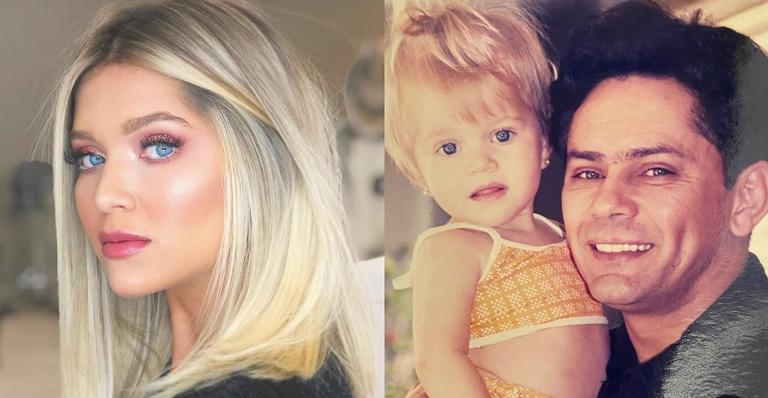 Filha do cantor Leandro relembra clique com o pai 22 anos após sua morte: ''Amor imortal''