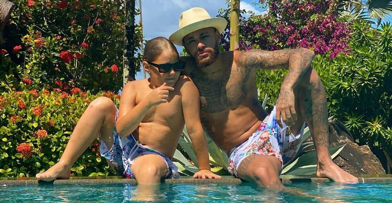 Neymar Jr. publica clique do filho brincando e se derrete: ''Saudade! Te amo!''